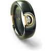 Damiani Anello D.ICON in ceramica verde, oro giallo e diamante