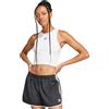 Adidas Canotta Donna Adidas Essentials Ribbed Bianco