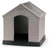 Keter Cuccia per cani da esterno keter dog house in resina colore beige, 99x95x99 cm