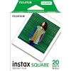 INSTAX SQUARE FILM EU 10X2/PK - Confezione da 20 Foto, Bordo Bianco, 20 colpi