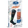 DESA PHARMA SRL Desa Sauber Calza Sport Unisex Arancio Fluo Dettagli Bianchi Xl