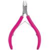 Trouss 21 Tronchese Per Cuticole Mani In Acciaio Inossidabile Colore Argento E Viola