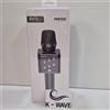 Penton Microfono karaoke Bluetooth wireless Fenton BM7 / espresso / originale
