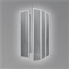 GIAVABOX Box cabina doccia 3 lati 75 x 75 x 75 disabili senza guide