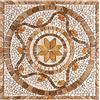 BANI MOSAICI Rosone Mosaico marmo cm 66 x 66 x 0,8 su rete per pavimenti