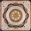 BANI MOSAICI Rosone Mosaico marmo cm 66 x 66 x 0,8 su rete per pavimenti