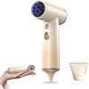 UKLISS Mini Asciugacapelli con Diffusore, Phon Capelli Professionale da Viaggio Potente, 110.000 tr/min Ultrarapida Phone Capelli Hair Dryer Ioni per Capelli Lunghi Corti, 4 Temperature & 2 Velocità, 1600W