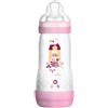 MAM Easy Start Anti-Colic 4+ Mesi Silicone Capienza: 320 ml Rosa