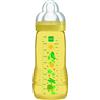 MAM Easy Active Baby Bottle Biberon 4+ Mesi Silicone Capienza: 330 ml Giallo
