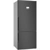 Bosch KGN76AXDR, Serie 6, XXL Frigorifero Congelatore, 186 x 75 cm, refrigerante 406 L + congelatore da 120 l, acciaio inox nero, NoFrost, VitaFresh XXL per una freschezza più lunga, portabottiglie,