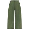 DEHA PANTALONE CROPP IN LINO LAVATO DONNA