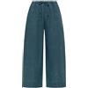 DEHA PANTALONE CROPP IN LINO LAVATO DONNA