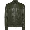 PEUTEREY BOMBER IN PELLE SANDS