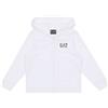 EA7 EMPORIO ARMANI FELPA FULL ZIP CON CAPPUCCIO CORE IDENTITY BAMBINO