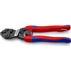 KNIPEX CoBolt Tronchese a doppia leva rivestiti in materiale bicomponente, forma affusolata, con anello di fissaggio, 71 32 200 T
