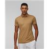 J Lindeberg Polo Tecnica Da Uomo J.lindeberg Tour Tech Slim Fit Polo Dorata