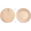 Rayher 62911505 Set piastre/anelli legno, FSCMixCred, naturale, 8pz, 14,9cm-24,7cm,+2Ganci, box1set