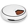Navaris Distributore Automatico Cibo Animali - Ciotola con Timer Digitale per Gatti e Cani - Dispenser Programmabile x4 Pasti - capacità Tot. 1.6L
