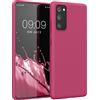 kwmobile Custodia Compatibile con Samsung Galaxy S20 FE Cover - Back Case per Smartphone in Silicone TPU - Protezione Gommata - fucsia matt