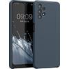 kwmobile Cover per Samsung Galaxy A32 5G Custodia - Back Case per Smartphone in Silicone TPU - Protezione Gommata - ardesia scuro