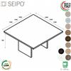 SEIPO TAVOLO RIUNIONE ROYAL quadrato melaminico - Seipo RY.0200 1 2