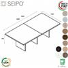 SEIPO TAVOLO RIUNIONE ROYAL composto 2 elementi in melaminico - Seipo RY.0206 7