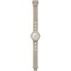 HIP HOP Orologio HWU0495 DONNA PEARLS quadrante MADREPERLA BIANCO movimento SOLO TEMPO - 3 LANCETTE QUARZO e CINTURINO SILICONE BEIGE
