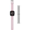 Breil Orologio EW0748 UNISEX SBT-3 quadrante MULTI-COLOR NERO movimento SMARTWATCH SMARTMODULE e MESH/CINTURINO SILICONE, ACCIAIO ROSA, GRIGIO