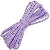 Aerzetix - C67380 - Cordone Elastico Intrecciato 5 Metri - Larghezza 5mm - Colore Viola/Bianco - Sartoria merceria Cucito Abbigliamento Tessuto Cintura Pantaloni Gonna