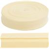 Aerzetix - C77328 - Nastro in sbieco 9 Metri x 17mm - in Cotone - Colore Giallo Sabbia - passamaneria gallone Abbigliamento Cuscini trapunte