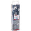 Bosch Accessories 2608577281 HSS PointTeQ (11,3 x 94 x 142 mm) - Set da 5 Pezzi di Trapani per Metallo, Acciaio, Fusione o Plastica, Grigio (Argento), Ø 11.3 mm