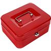 kippen 10333R1 - Cassetta Portavalori Rossa. Dimensioni: 150x120x80 mm