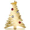 Alessi Bark for Christmas BG06/30 GD - Decorazione Natalizia di Design in Acciaio AISI 430, Dorato con Magneti in Porcellana