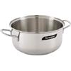 BARAZZONI Pentola a Induzione Casseruola Acciaio Inox 2 Manici cm 18 - Bonita