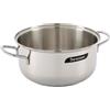 BARAZZONI Pentola a Induzione Casseruola Acciaio Inox 2 Manici cm 20 - Bonita