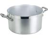 Pentole Agnelli Pentola Casseruola Alta 2 Manici in Alluminio cm 32 - Family