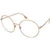 Burberry Occhiale anti luce blu Burberry Pippa BE3132 1337SB | Occhiali per Computer | Prova Online | Metallo | Tondi | Oro rosa | Adrialenti
