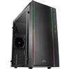 Mars Gaming MCM, Case PC Micro ATX, 16 Mode RGB, Ventola da 8 cm, Nero