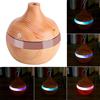 HEITIGN Diffusore di aromi a LED in Legno, diffusori di Oli Essenziali da 300 ml per Ambienti di Grandi Dimensioni con Ricarica USB, umidificatore a Nebbia Fredda con 7 Colori cangianti PE