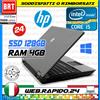 HP PC NOTEBOOK PORTATILE HP PROBOOK 6470B 14" CPU I5-3400M RAM 4GB SSD 128GB_24H!