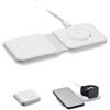 Caricatore wireless pieghevole 2 in 1 da 15W Flip personalizzate o neutre