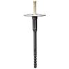 Fischer 546808 Tassello FIF-PN 8/160 per Cappotti, Fissaggio a Percussione ad Alte Prestazioni per Sistemi Compositi di Isolamento Termico, 100 Pezzi, Lunghezza Fissaggio 208 mm