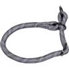 JACK AND VANILLA, Collare per Cane, Modello Luminous Dots, Colore Grigio, Misura 12 mm x 30-35 cm
