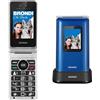 Brondi Telefono Cellulare Brondi Amico Prezioso Dual Sim Colore Blue