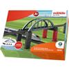 Märklin My World 72218 - Set di mattoncini da costruzione Ponte Hochbahn - Pilastri e Ponte - Estensione Modelleisenbahn - Dai 3 anni - Traccia H0