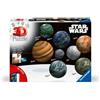 Ravensburger RVB11577 Puzzle da 531 Pezzi 3D - Pianeti Galassia Star Wars