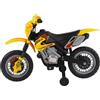 DecHome Moto Elettrica per Bambini da Cross con Rotelle 5+ Giallo 301043YL