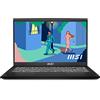 MSI Modern 15 B12M-089IT, Notebook 15.6 Full-HD 60Hz, Intel I5-1235U, Intel Iris Xe, 8GB RAM DDR4 3200MHz, 512GB SSD M.2 PCIe 3, WiFi 6E, Win 11 Home [Layout e Garanzia ITA] Nero