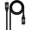 Nano Cable NANOCABLE 10.01.5001 - USB 4 Gen 3x2 40Gbps 5A/240W, da USB-C a USB-C, compatibile con Thunderbolt 3 e Thunderbolt 4, fino a 8K a 60Hz, Nero, 1 metro