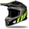 Ufo Casco Moto Cross Enduro Ufo INTREPID Grigio Giallo Fluo